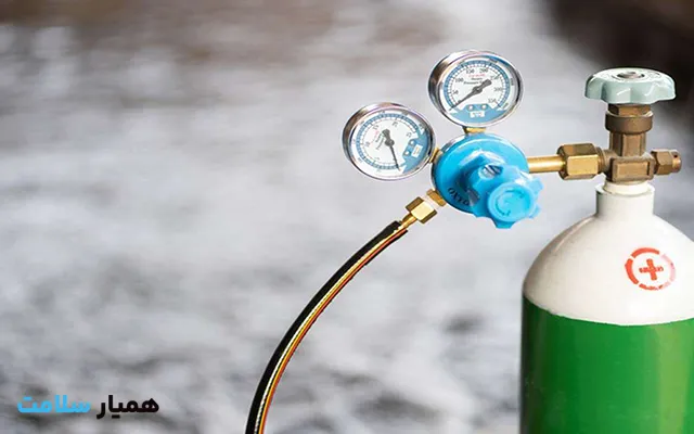 نگهداری کپسول اکسیژن