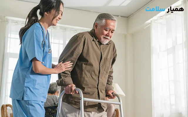 مراقبت از سالمند کم تحرک در منزل